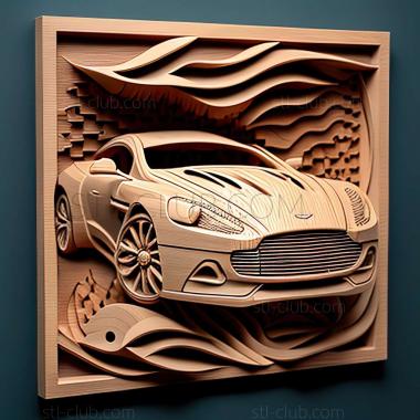 3D модель Aston Martin Vanquish (STL)